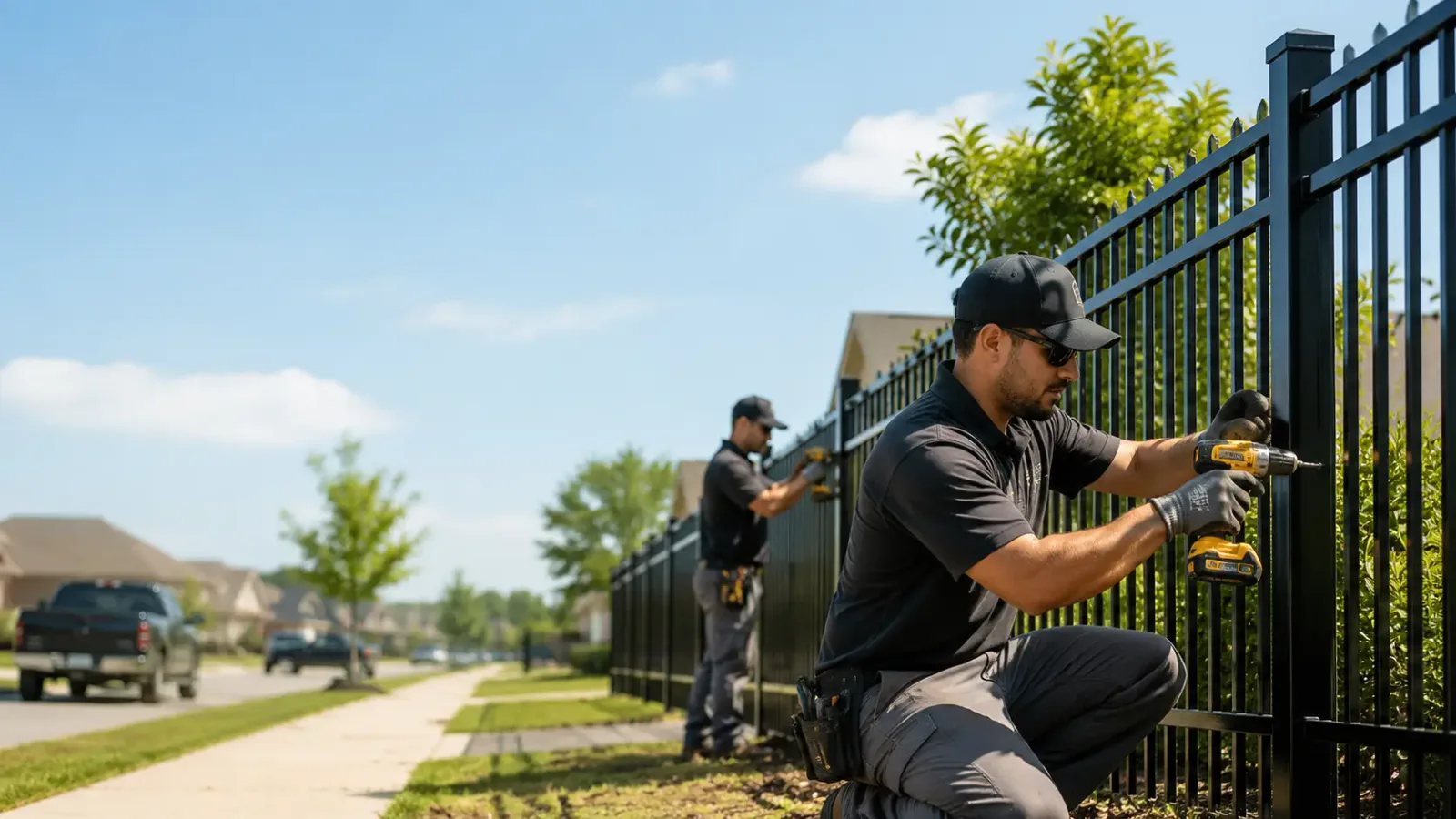 Metal Fence Installation in Afton, TX